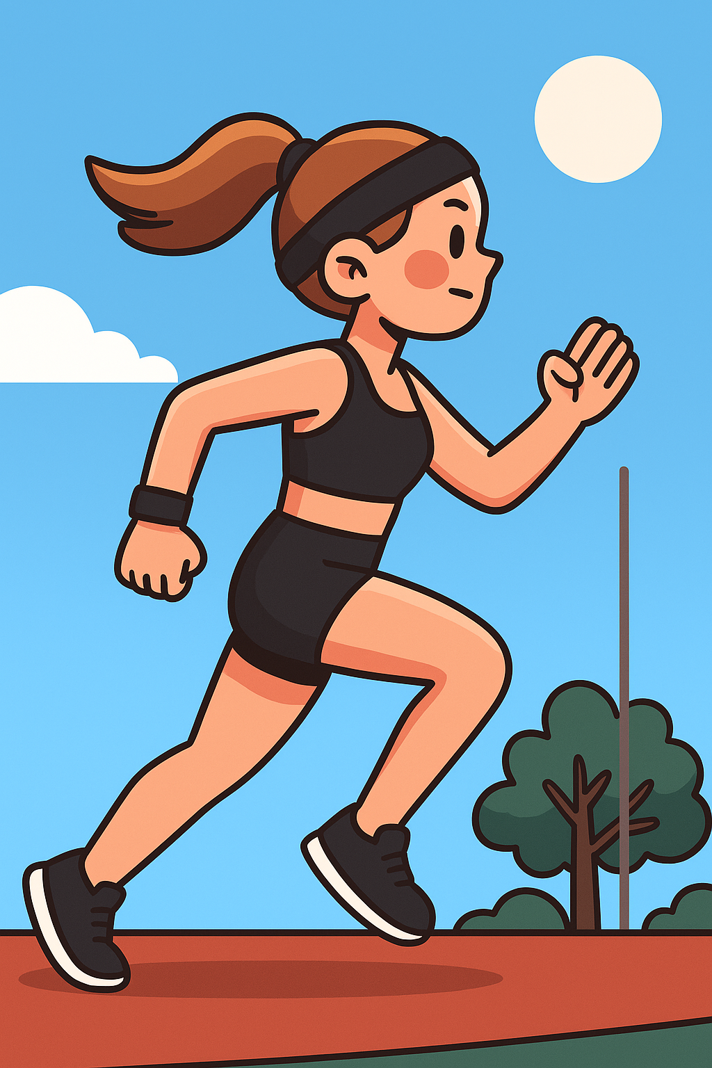 Athlete Running